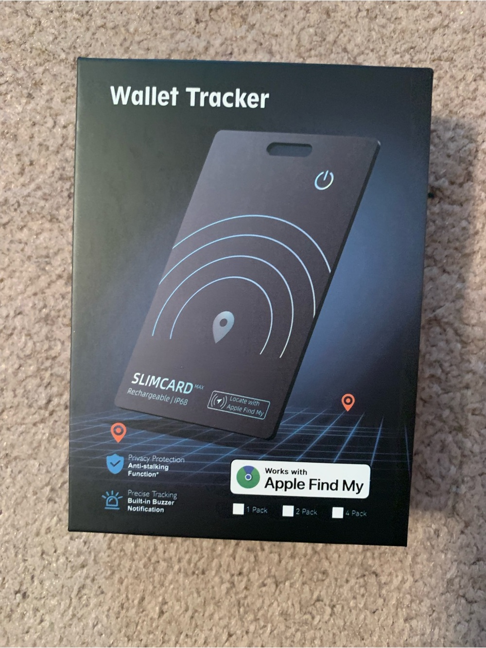 Wallet Tracker Works With Apple Find My Model IF03